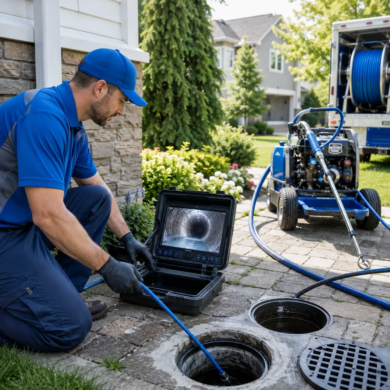 Outdoor drain cleaning professionals serving Moran, MI